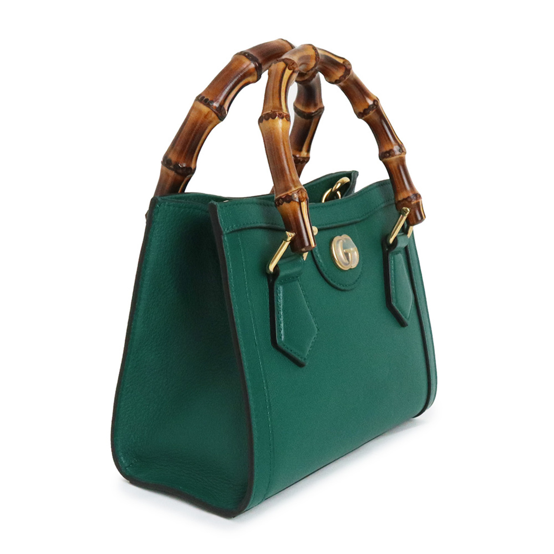 GUCCI - グッチ バンブー ダイアナ ミニ トート 2Way ショルダー GUCCI - グッチ バンブー ダイアナ ミニ トート 2Way ショルダー