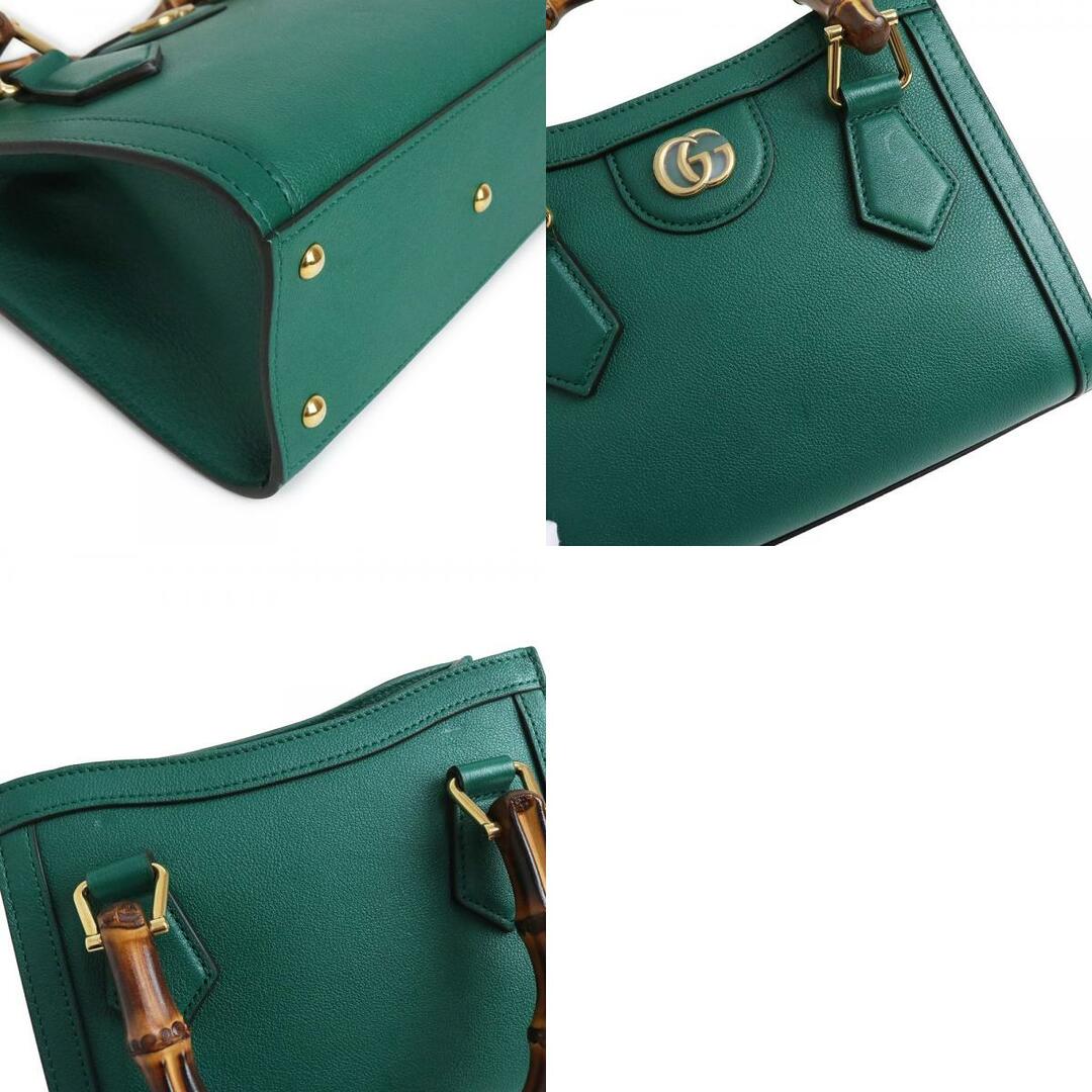 GUCCI - グッチ バンブー ダイアナ ミニ トート 2Way ショルダー GUCCI - グッチ バンブー ダイアナ ミニ トート 2Way ショルダー