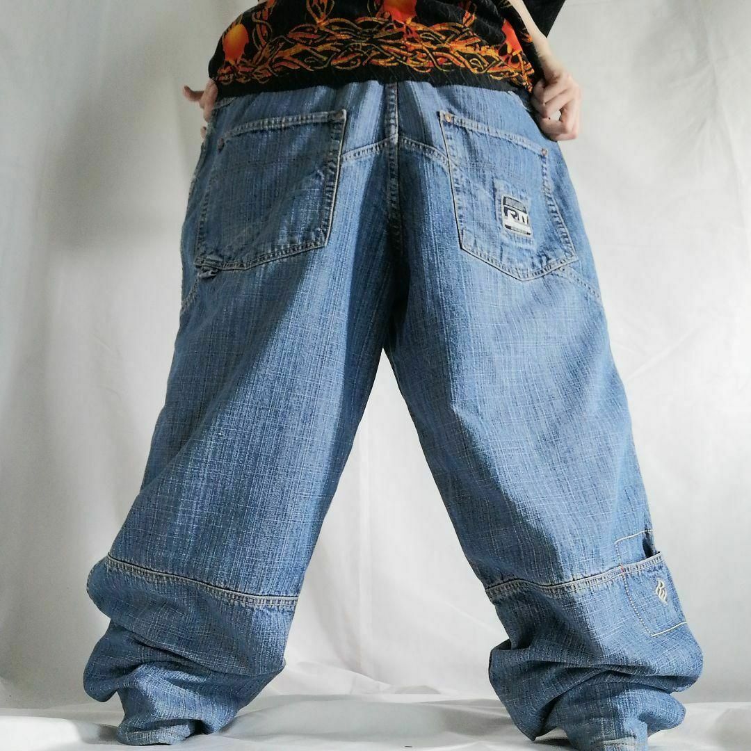 Rocawear - 90s ロカウェア バックロゴ 極太 バギーパンツ Rocawear - 90s ロカウェア バックロゴ 極太 バギーパンツ
