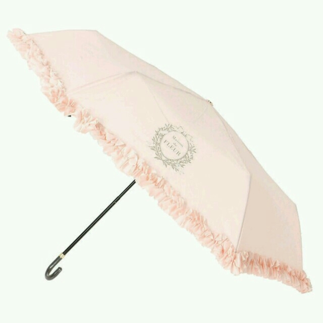メゾンドフルール★ヒートカットフリル折りたたみ傘傘