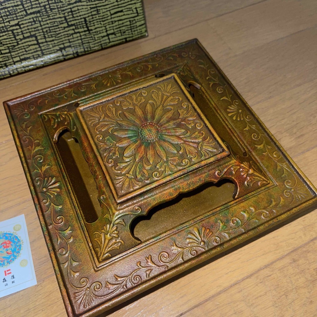 昭和レトロ】 美術鋳物 灰皿 鋳物工芸 記念品の通販 by yui 昭和レトロ】 美術鋳物 灰皿 鋳物工芸 記念品の通販 by yui