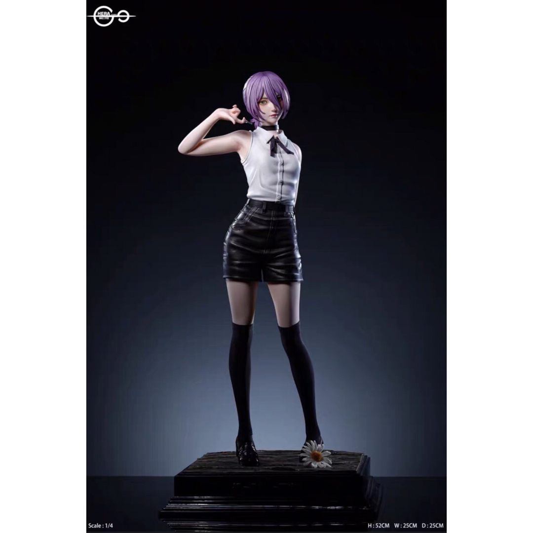 チェンソーマン レゼ フィギュア ガレージキット GK完成品 1/4の チェンソーマン レゼ フィギュア ガレージキット GK完成品 1/4の