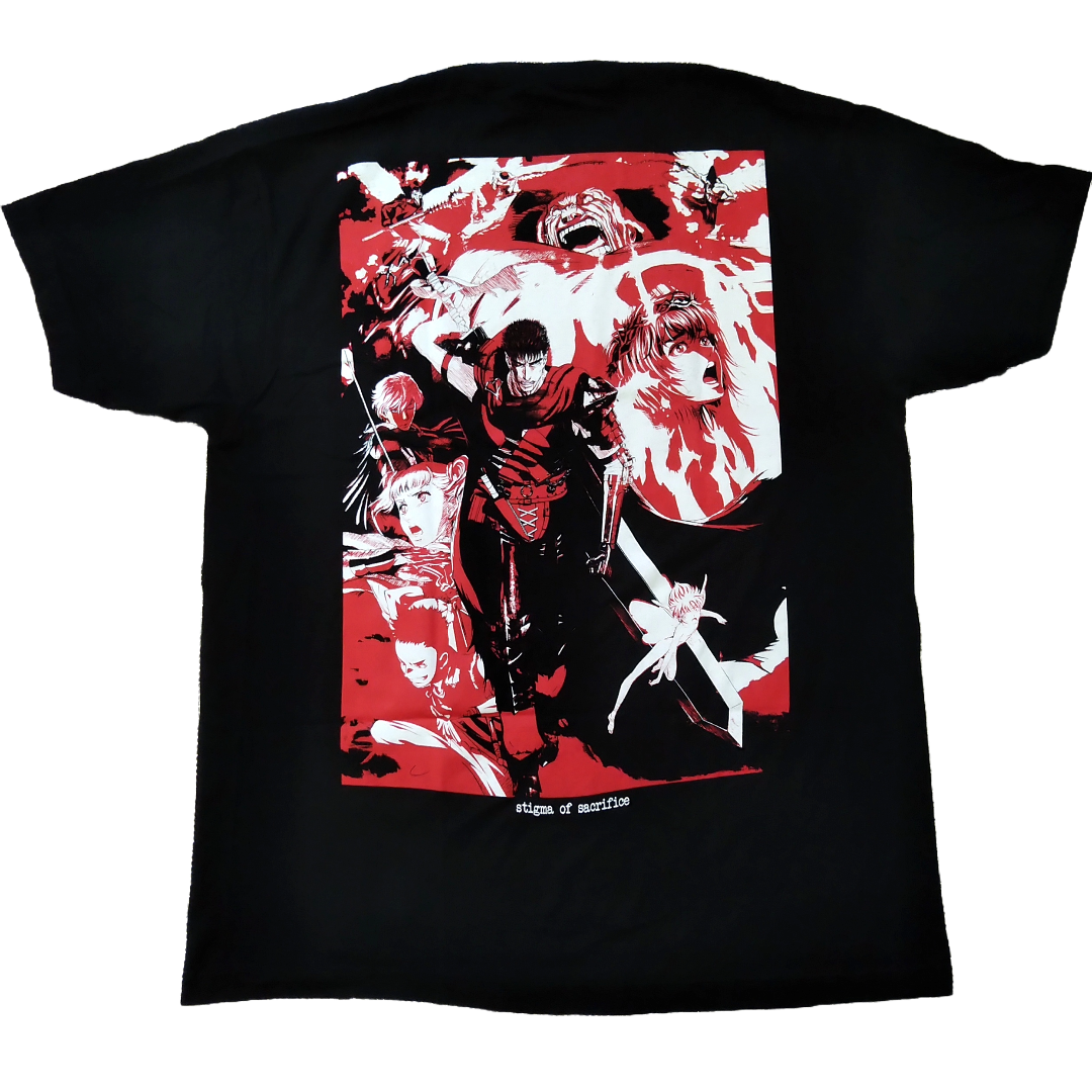 ベルセルク Tシャツ XLサイズ 黒 berserk アニメT 海外公式 *の ベルセルク Tシャツ XLサイズ 黒 berserk アニメT 海外公式 *の