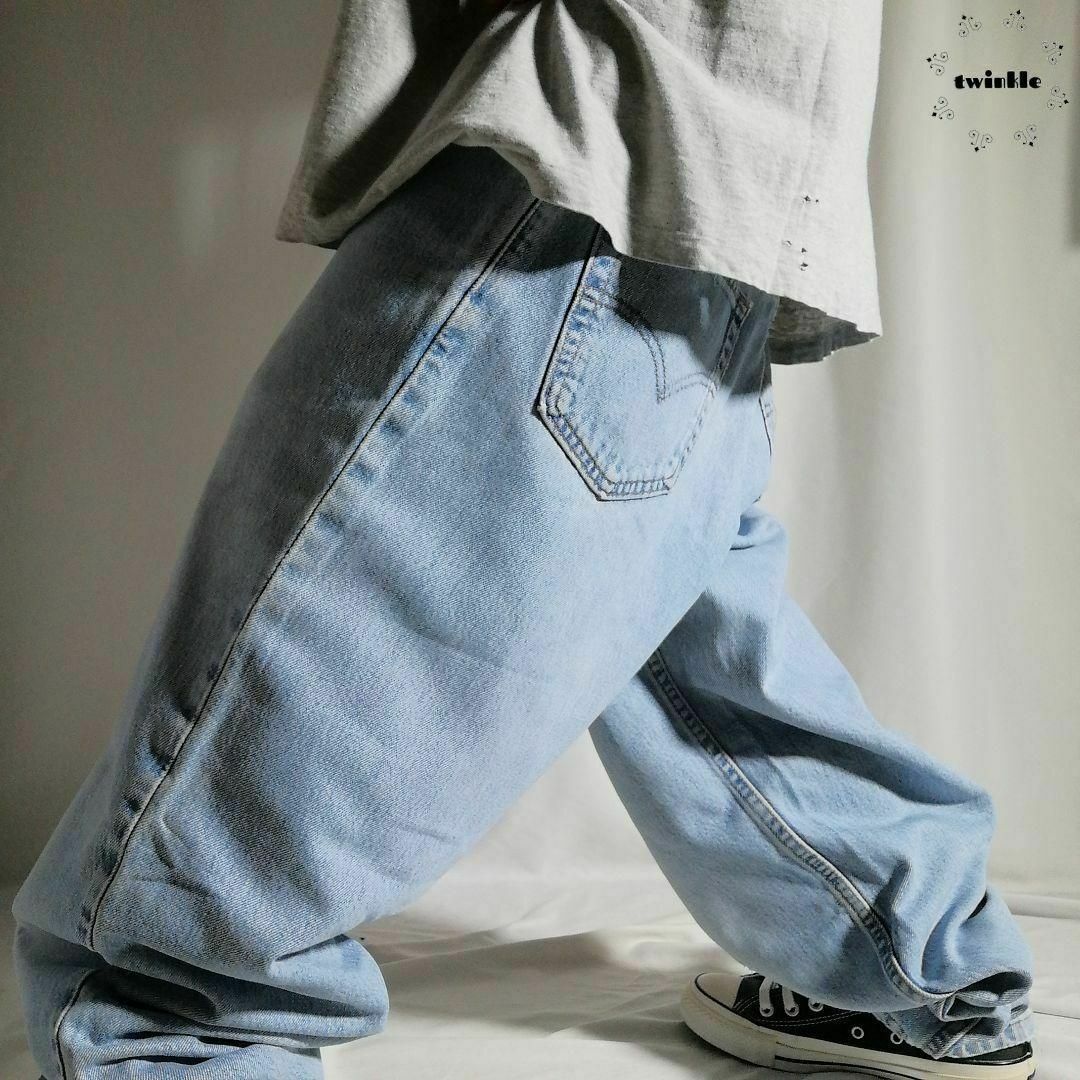 Levi's - 90sUSA製リーバイス560バギーライトブルーデニムW34L34 Levi's - 90sUSA製リーバイス560バギーライトブルーデニムW34L34
