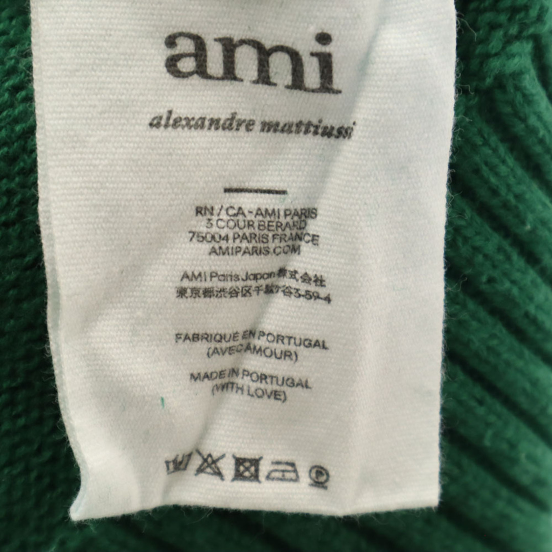 ami - アミ ポルトガル製 長袖 セーター S グリーン ami ニット ami - アミ ポルトガル製 長袖 セーター S グリーン ami ニット