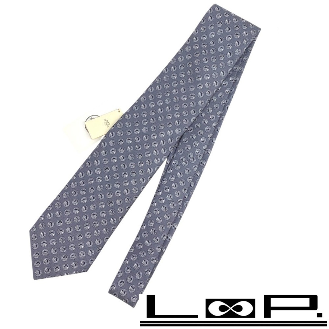 HERMES - □未使用□ エルメス ネクタイ 馬 モチーフ ビジネス HERMES - □未使用□ エルメス ネクタイ 馬 モチーフ ビジネス