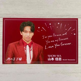 SHOW-WA    山本佳志  けーしー　名刺　君の王子様(ミュージシャン)