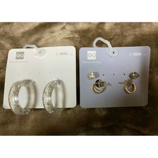 ジーユー(GU)のピアス　GU   3セット(ピアス)