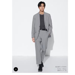 ユニクロ(UNIQLO)のUNIQLO 感動ジャケット(ノーカラージャケット)