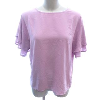 ドレスキップ(DRESKIP)のドレスキップ シャツ ブラウス カットソー ボートネック 五分袖 M ピンク(その他)