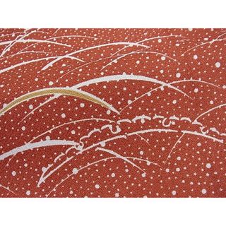 平和屋着物■小紋　単衣　雪芝文　洗える着物　CAAH6140ut(着物)