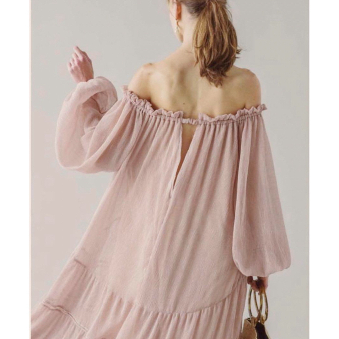 estella.k エステラケー オフショルダー ロングワンピース