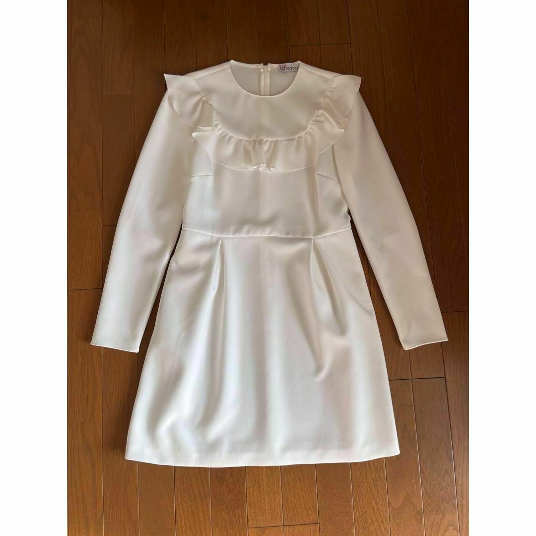 ◎59【新品】RED VALENTINO ヨークフリルミニワンピース ◎59【新品】RED VALENTINO ヨークフリルミニワンピース