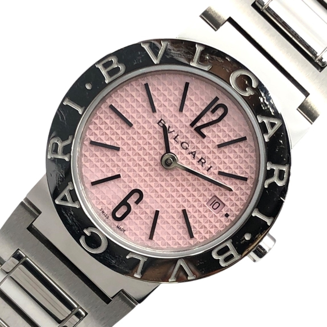 BVLGARI - 　ブルガリ BVLGARI ブルガリブルガリ ピンクシェル BBL26S ピンクシェル SS レディース 腕時計