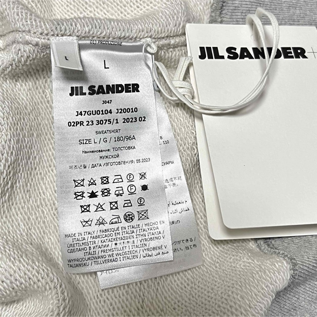 JIL SANDER - L 新品 JIL SANDER ジルサンダー ロゴ スウェット JIL SANDER - L 新品 JIL SANDER ジルサンダー ロゴ スウェット