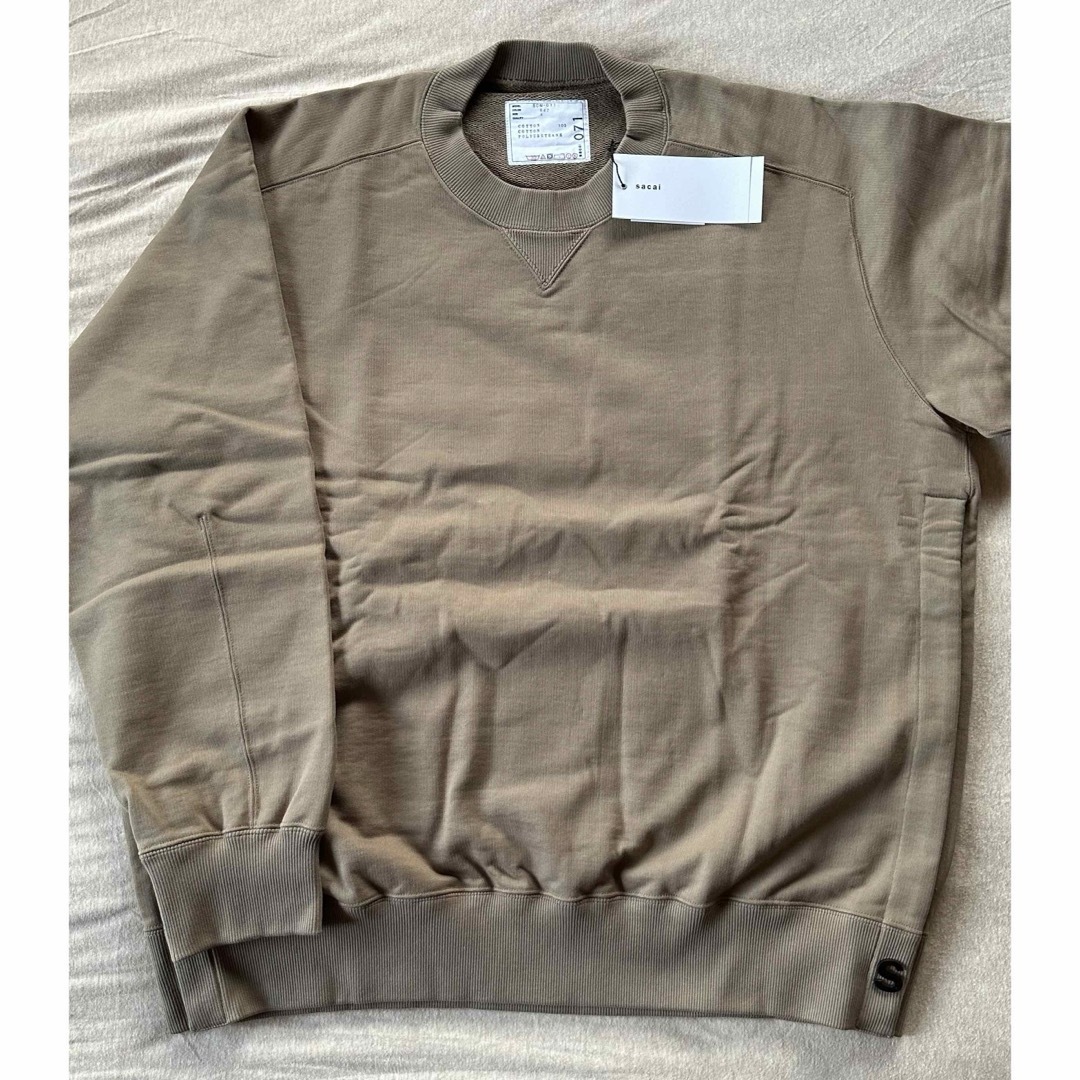 4新品 sacai メンズ S ロゴ パッチ スウェット シャツ ダーク 4新品 sacai メンズ S ロゴ パッチ スウェット シャツ ダーク