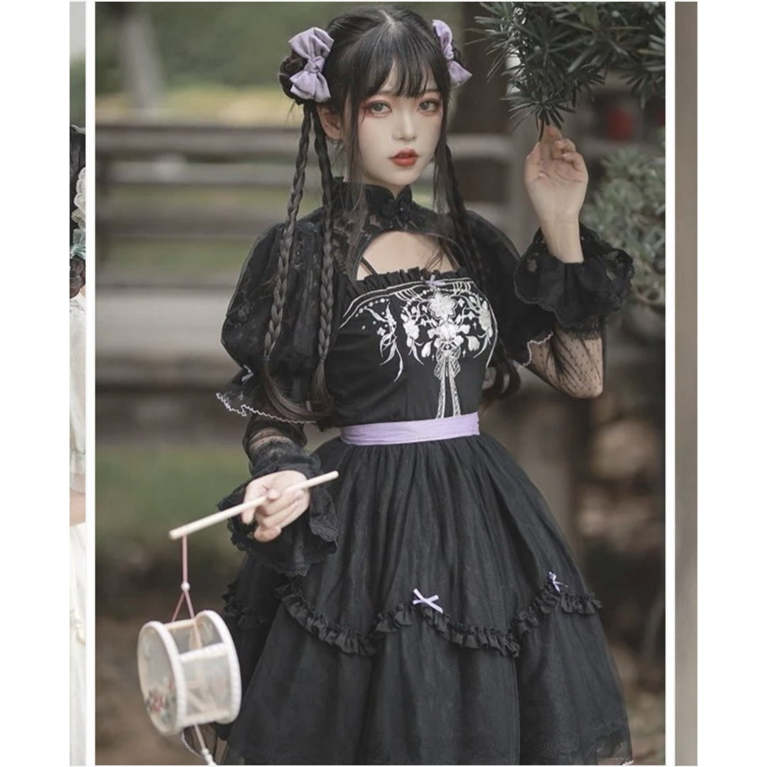中華ロリータ チャイナ風 ワンピース ドレス ゴスロリ ロリィタ 中華ロリータ チャイナ風 ワンピース ドレス ゴスロリ ロリィタ