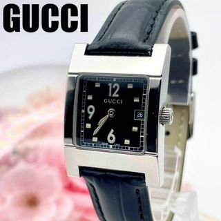グッチ(GUCCI)の69A　稼働品　GUCCI グッチ　スクエア　ユニセックス　レディース　腕時計(腕時計(アナログ))