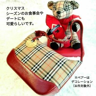 BURBERRY(ハンドバッグ ・ レッド/赤色系)のフリマアイテム一覧 BURBERRY(ハンドバッグ ・ レッド/赤色系)のフリマアイテム一覧