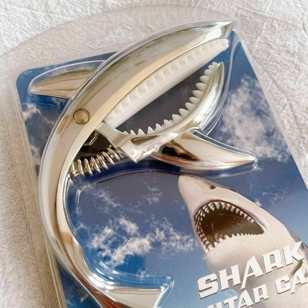 クリップ式 カポタスト ギター用 シャーク はさみ式カポ サメ クリップ式 カポタスト ギター用 シャーク はさみ式カポ サメ