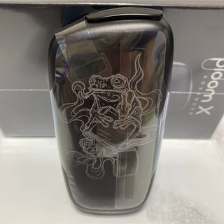 プルームテック(PloomTECH)のカエル ライター デザイン プルームエックス アドバンスド Ploom X 黒(タバコグッズ)