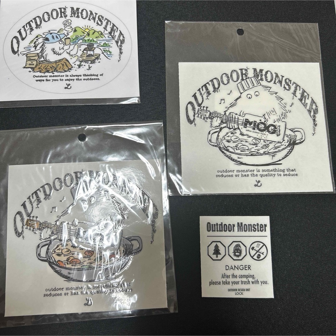 アウトドアモンスター　OUTDOOR MONSTER ステッカー
