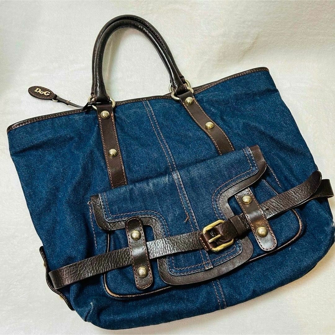 ドルチェアンドガッバーナ/DOLCE&GABBANA/デニムトートバッグ ドルチェアンドガッバーナ/DOLCE&GABBANA/デニムトートバッグ