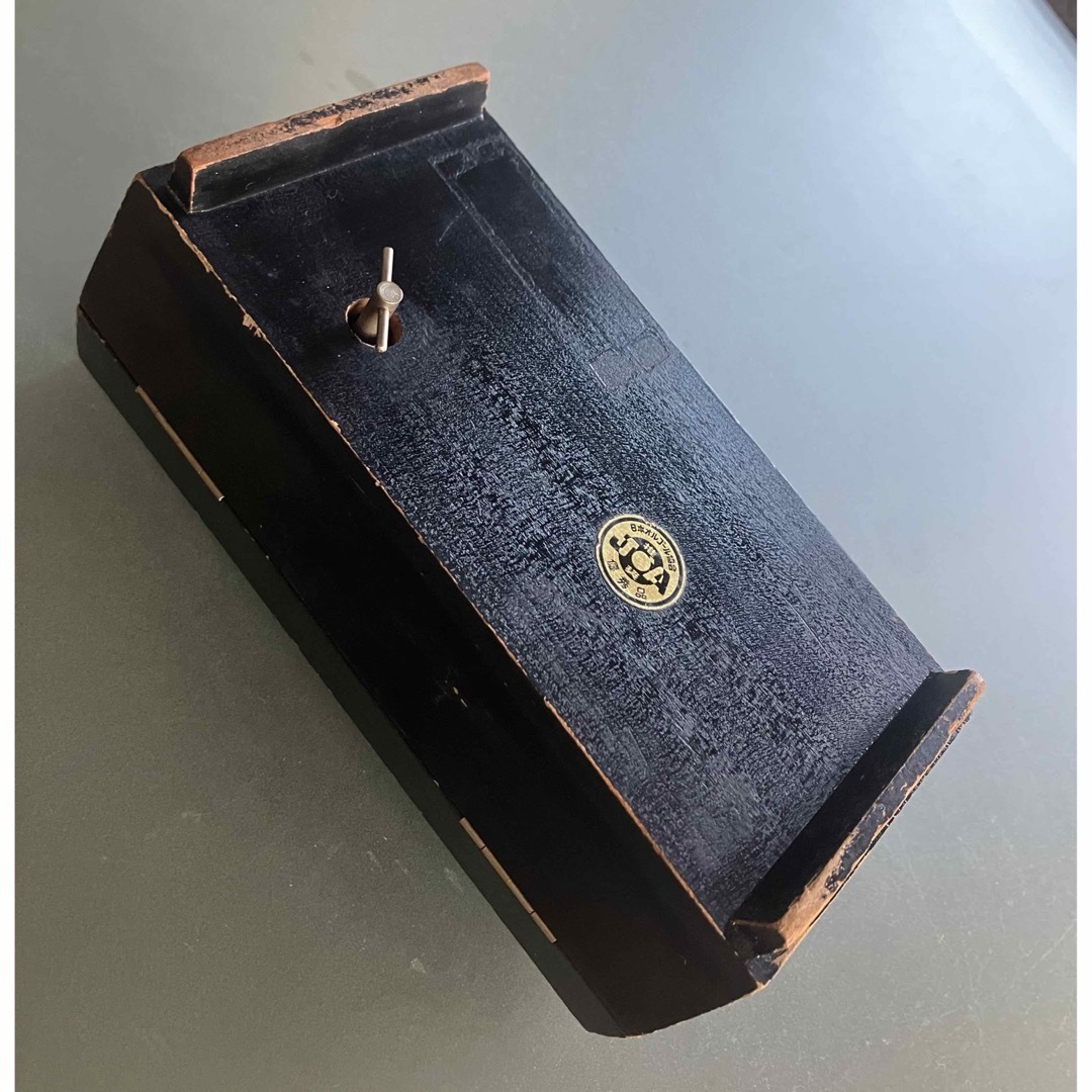 昭和レトロ オルゴール 木製箱 木彫 ビンテージ 宝石箱 昭和レトロ オルゴール 木製箱 木彫 ビンテージ 宝石箱