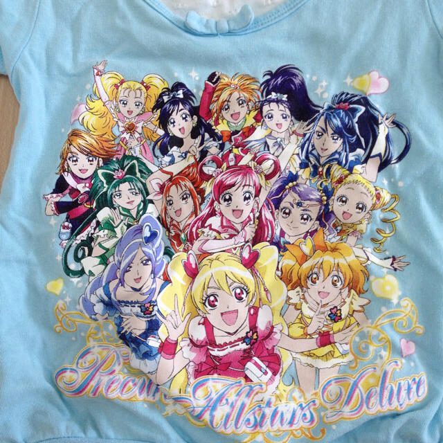 BANDAI(バンダイ)のプリキュア半そで♡100 キッズ/ベビー/マタニティのキッズ服女の子用(90cm~)(その他)の商品写真