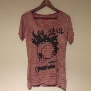 ディーゼル(DIESEL)の【DIESEL】★Tシャツ★特殊加工デザイン★Ｓサイズ★(Tシャツ(半袖/袖なし))