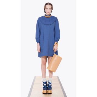 パメオポーズ(PAMEO POSE)のKEYBORD COLLAR DRESS(ミニワンピース)