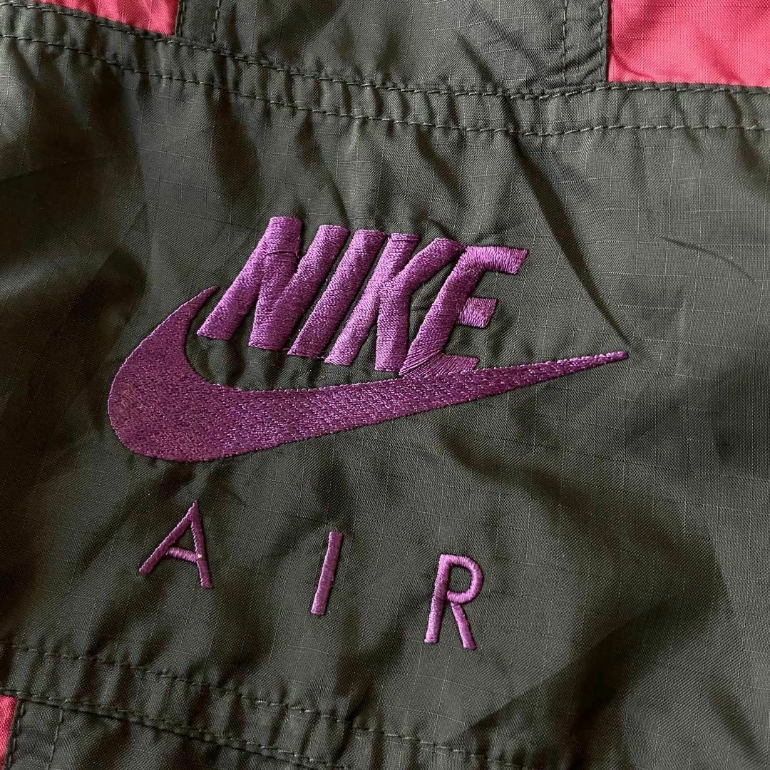 銀タグ、希少XL】NIKEマルチカラー古着ナイロンジャケット90s 銀タグ、希少XL】NIKEマルチカラー古着ナイロンジャケット90s