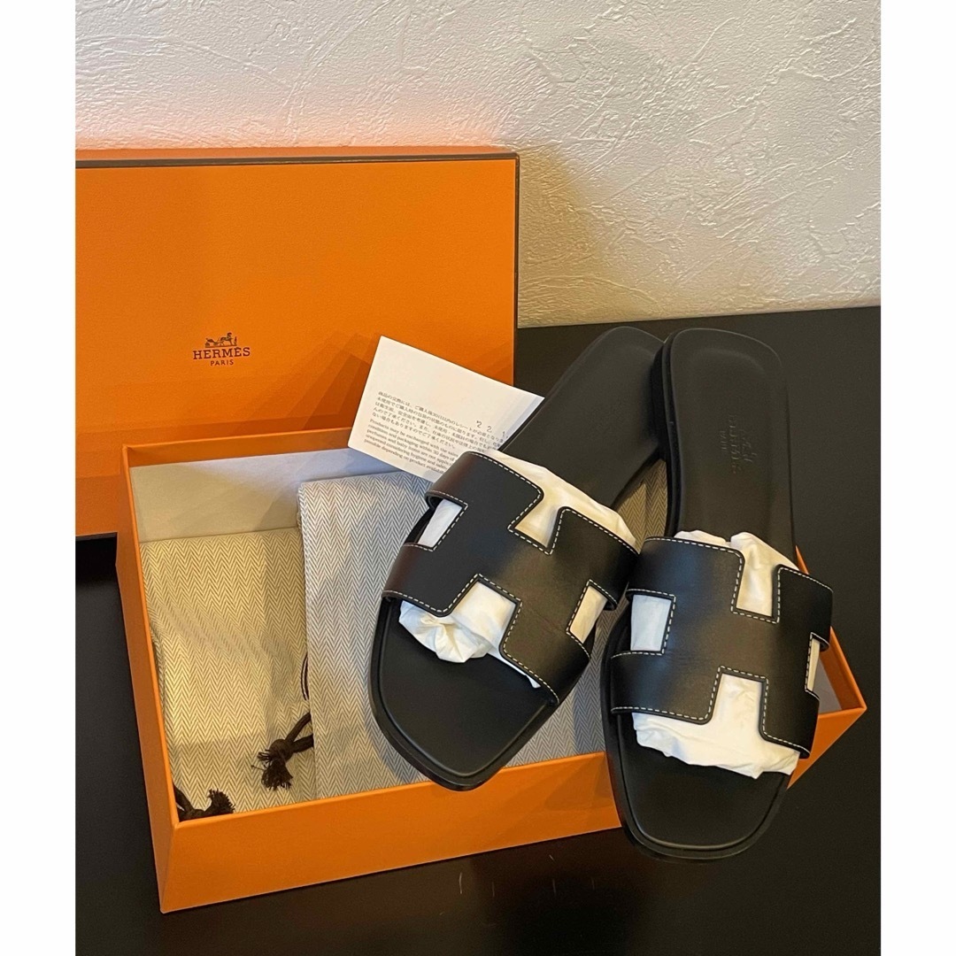 ともちゃん様専用】エルメス HERMES サンダル オラン 37.5 ともちゃん様専用】エルメス HERMES サンダル オラン 37.5