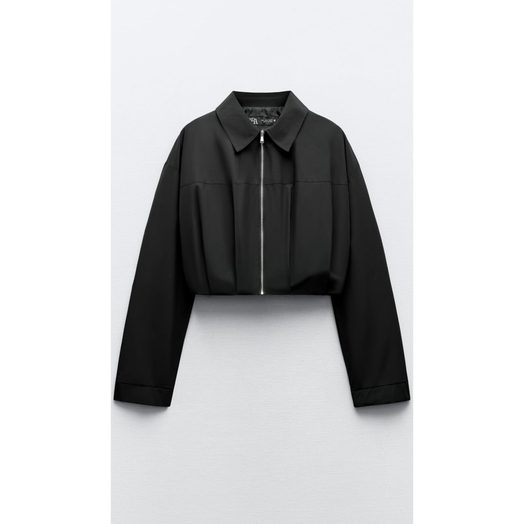 ZARA - 新品タグ付き S ZARAザラ プリーツヘムクロップド ZARA - 新品タグ付き S ZARAザラ プリーツヘムクロップド