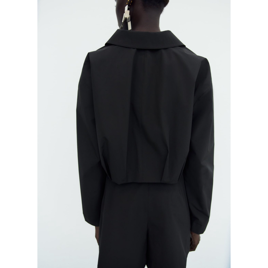 ZARA - 新品タグ付き S ZARAザラ プリーツヘムクロップド ZARA - 新品タグ付き S ZARAザラ プリーツヘムクロップド
