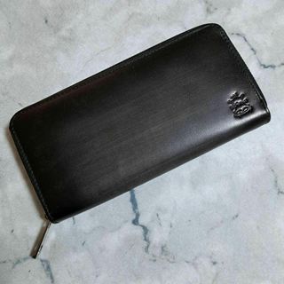 長財布 本革 牛革 メンズ レディース 黒 グレー プレゼント 新品未使用(長財布)