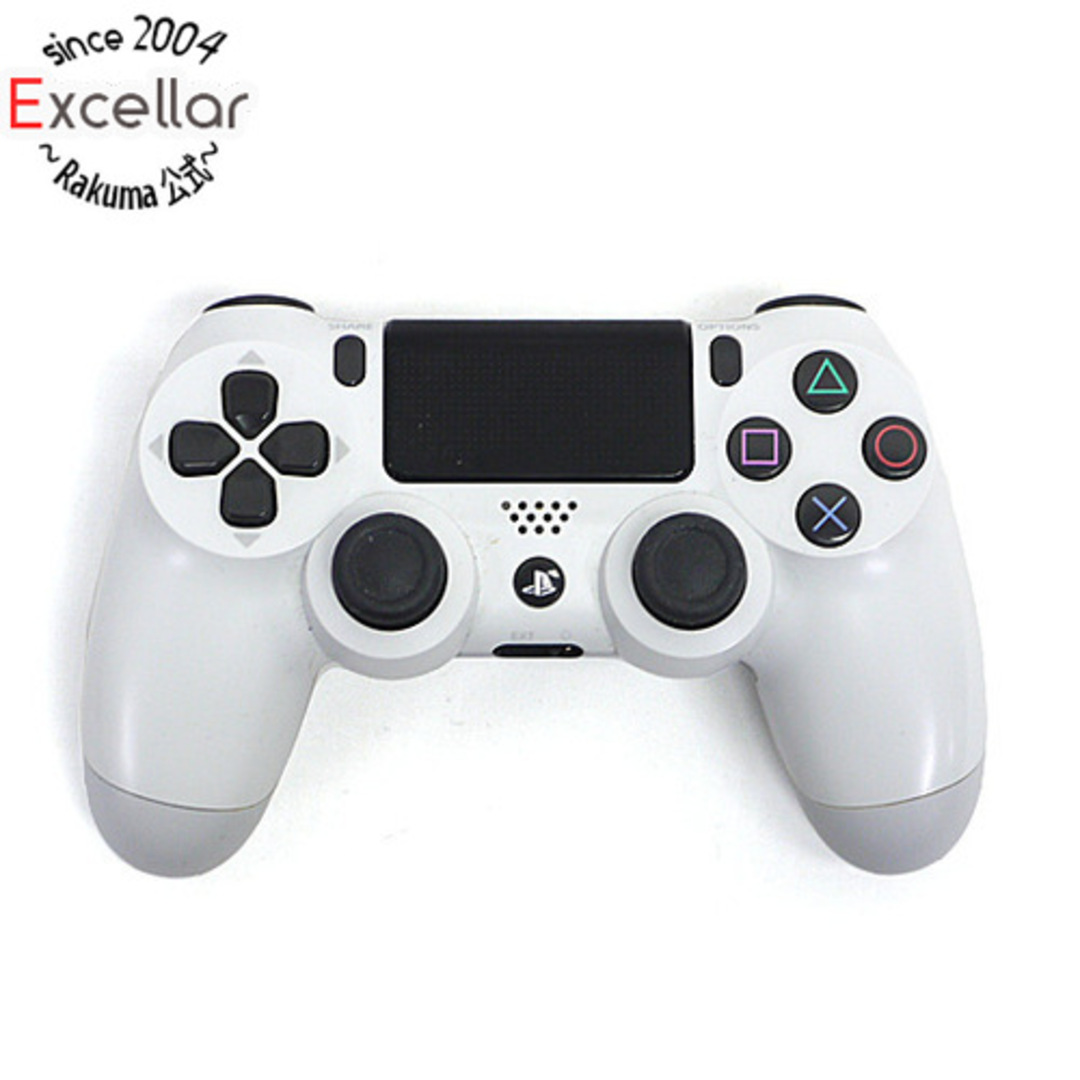 PlayStation4(プレイステーション4)のSONY ワイヤレスコントローラ DUALSHOCK4 グレイシャー・ホワイト CUH-ZCT1J 03 本体のみ エンタメ/ホビーのゲームソフト/ゲーム機本体(その他)の商品写真