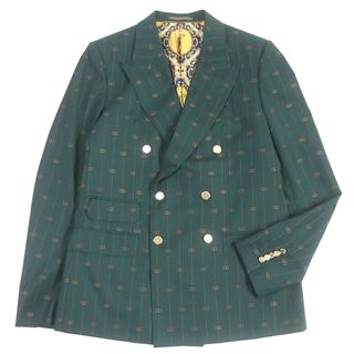 GUCCI - 未使用品□GUCCI グッチ 574367 ウール 裏地シルク GG GUCCI - 未使用品□GUCCI グッチ 574367 ウール 裏地シルク GG
