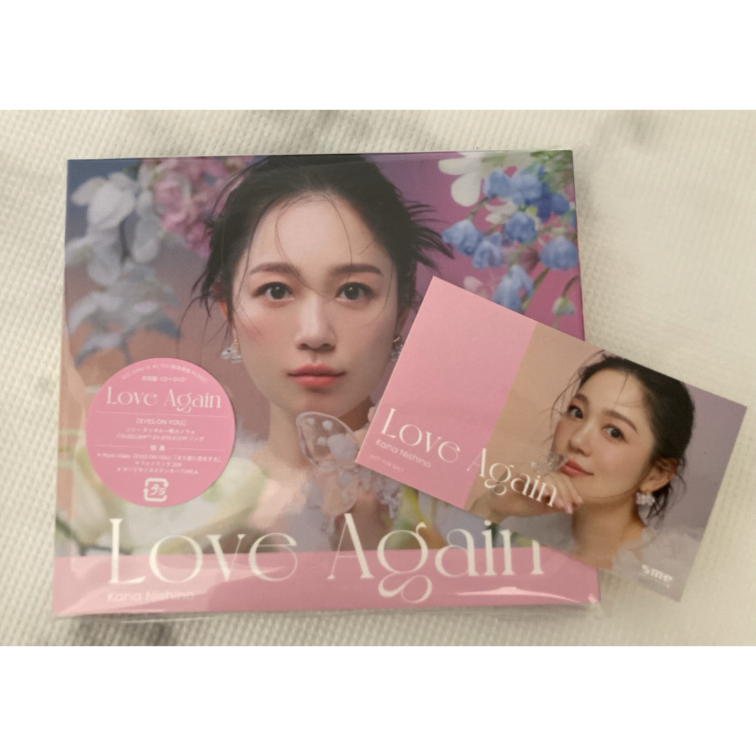 西野カナLove Again (初回生産限定盤 CD+DVD) +ステッカー付き エンタメ/ホビーのCD(ポップス/ロック(邦楽))の商品写真