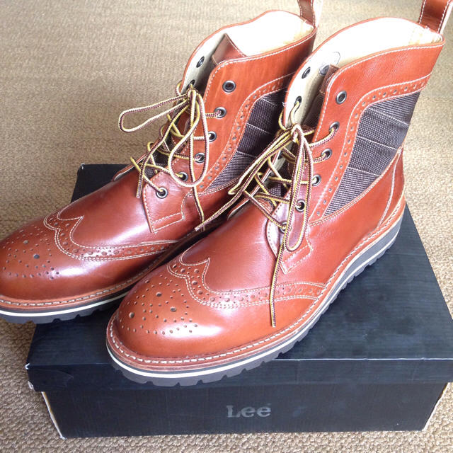 Lee(リー)の【クリアランス✨】Men's Lee leather raceup boots メンズの靴/シューズ(ブーツ)の商品写真