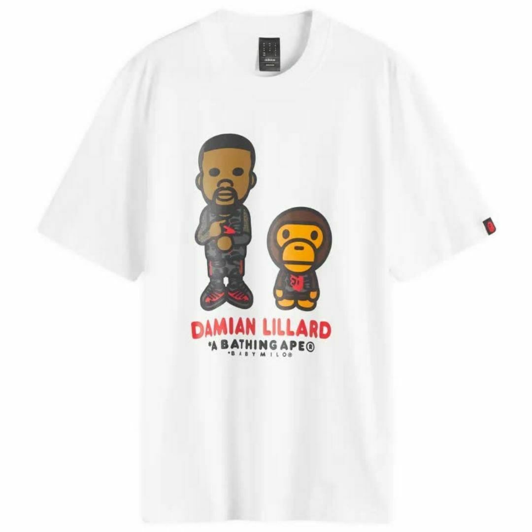 A BATHING APE - Adidas Bape x Dame 9 T-Shirtの通販 by 小さな A BATHING APE - Adidas Bape x Dame 9 T-Shirtの通販 by 小さな