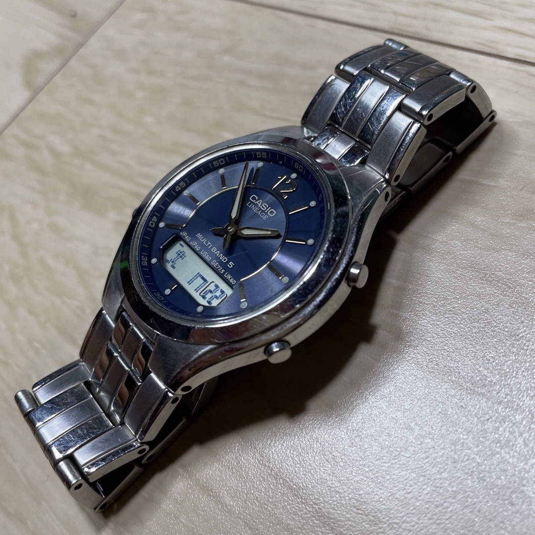 LINEAGE カシオ 腕時計 メンズ リニエージ CASIO クロノグラフ
