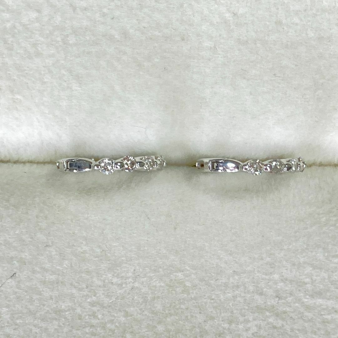 K14WG ダイヤ ピアス K14WG ダイヤ ピアス