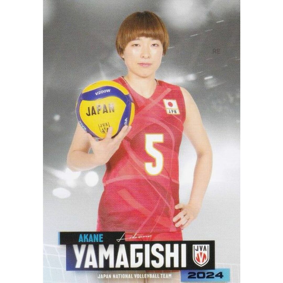 【RG14 山岸あかね (レギュラーカード) 】 バレーボール女子日本代表 2024 トレーディングカード エンタメ/ホビーのアニメグッズ(その他)の商品写真