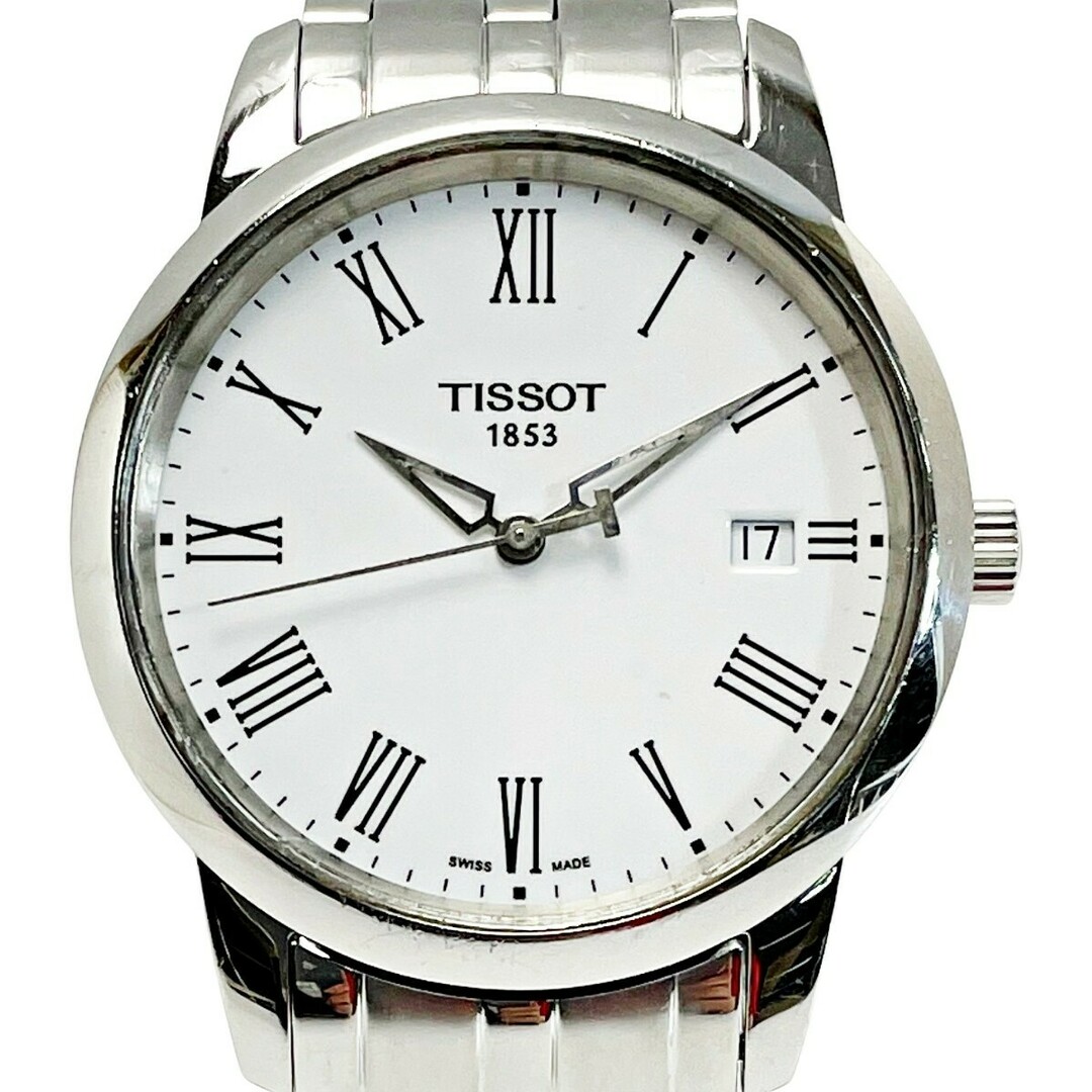 TISSOT - TISSOT ティソ クォーツ T033410A シルバー×ホワイト TISSOT - TISSOT ティソ クォーツ T033410A シルバー×ホワイト