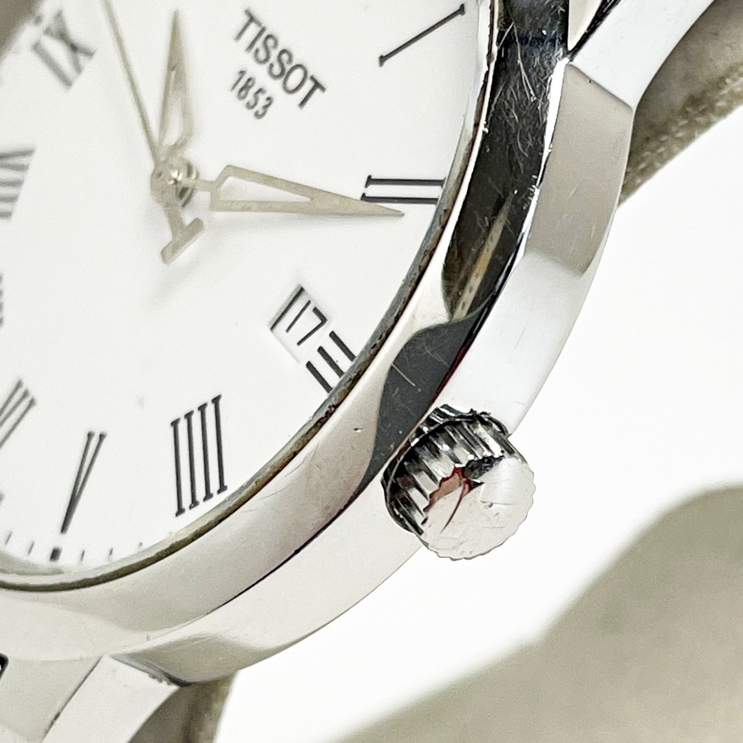 TISSOT - TISSOT ティソ クォーツ T033410A シルバー×ホワイト TISSOT - TISSOT ティソ クォーツ T033410A シルバー×ホワイト