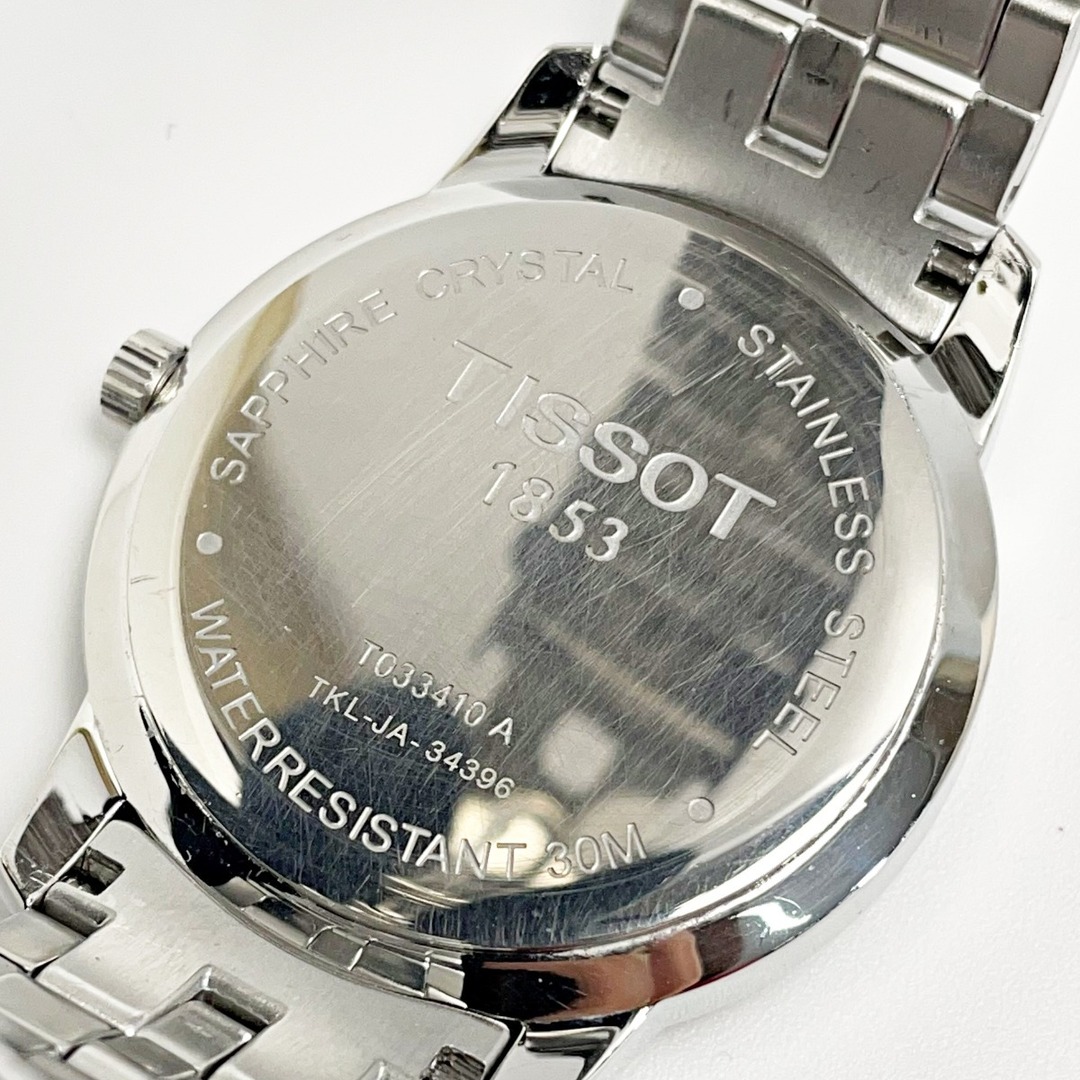 TISSOT - TISSOT ティソ クォーツ T033410A シルバー×ホワイト TISSOT - TISSOT ティソ クォーツ T033410A シルバー×ホワイト