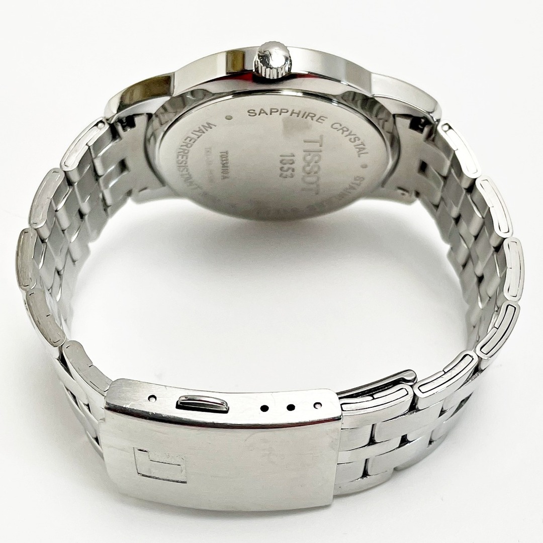 TISSOT - TISSOT ティソ クォーツ T033410A シルバー×ホワイト TISSOT - TISSOT ティソ クォーツ T033410A シルバー×ホワイト