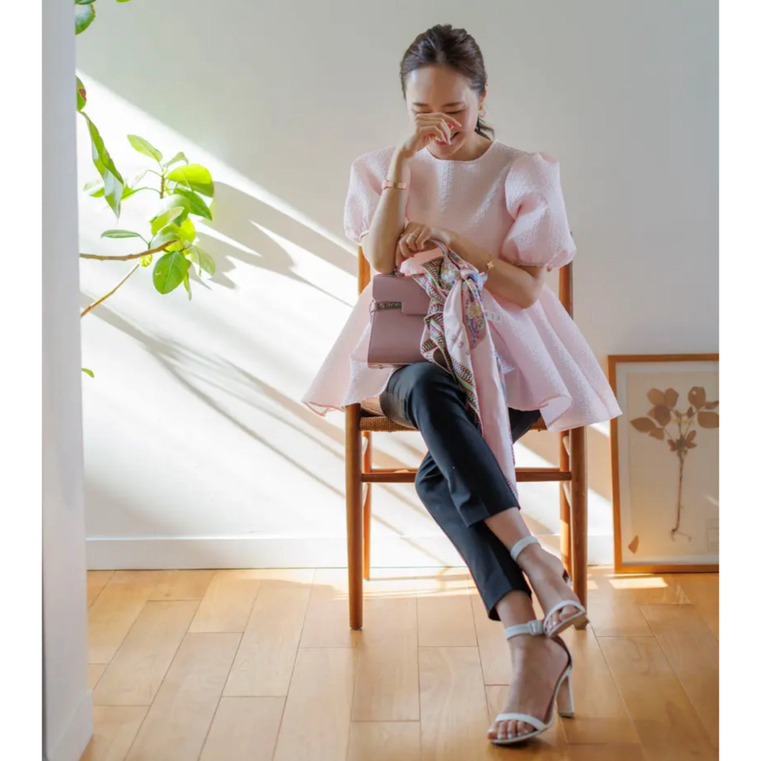 bluelea jacquard blouse ブルレア ジャガード ブラウス bluelea jacquard blouse ブルレア ジャガード ブラウス