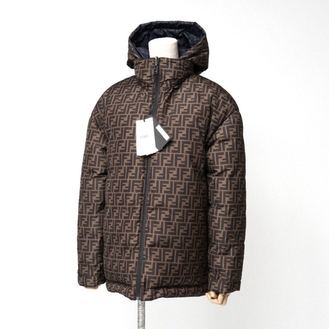 FENDI - ■未使用品■2022AW■FENDI フェンディ ダウンジャケット サイズ38 スキージャケット リバーシーブル ベルテッド ジャケット FF ダブルF ズッカ  イタリア製 20240917/RA1253